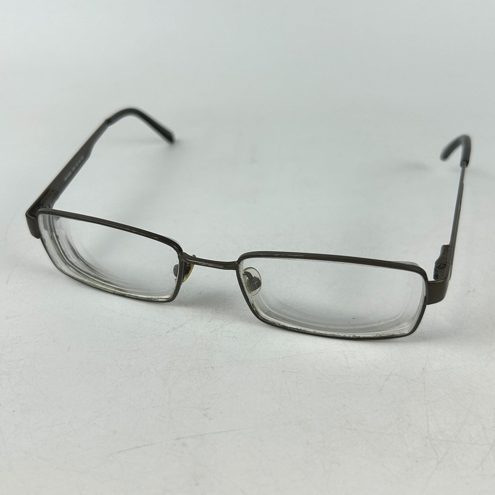 Robert Mitchel RM 0008 Eyeglasses Frames Mens Rectangle Gunmetal Full Rim 140 mm